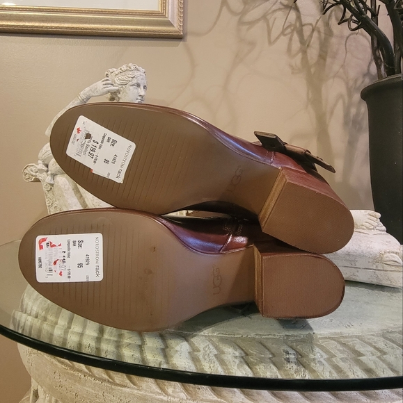 Ugg Elysium Leather Boot in Brown 9.5 #443 - Picture 8 of 17